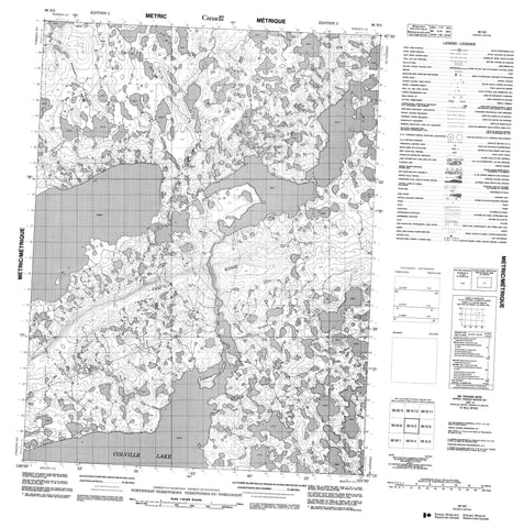 096N05 No Title Canadian topographic map, 1:50,000 scale