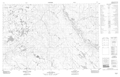 097A06 No Title Canadian topographic map, 1:50,000 scale