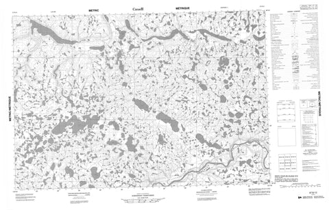 097B12 No Title Canadian topographic map, 1:50,000 scale