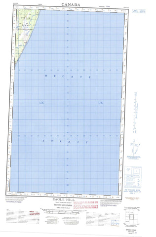 103G13E Eagle Hill Canadian topographic map, 1:50,000 scale