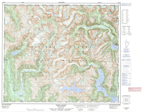 103H14 Foch Lagoon Canadian topographic map, 1:50,000 scale