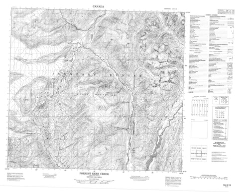 104B15 Forrest Kerr Creek Canadian topographic map, 1:50,000 scale