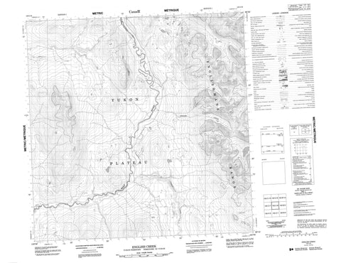 105C08 English Creek Canadian topographic map, 1:50,000 scale
