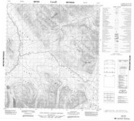 105O09 No Title Canadian topographic map, 1:50,000 scale