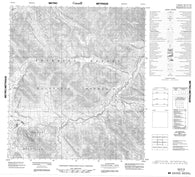 105P12 No Title Canadian topographic map, 1:50,000 scale