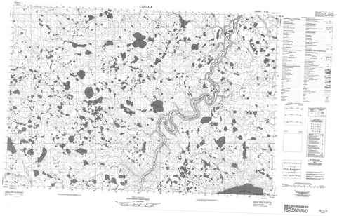 107A05 No Title Canadian topographic map, 1:50,000 scale