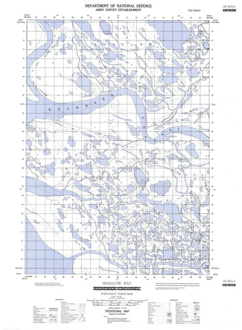 107B13E Shallow Bay Canadian topographic map, 1:50,000 scale