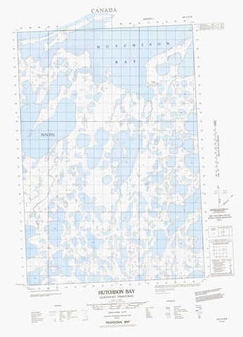 107C09E Hutchison Bay Canadian topographic map, 1:50,000 scale
