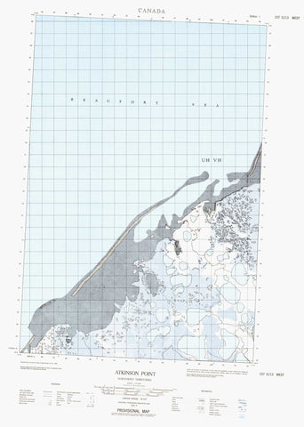 107D13W Atkinson Point Canadian topographic map, 1:50,000 scale