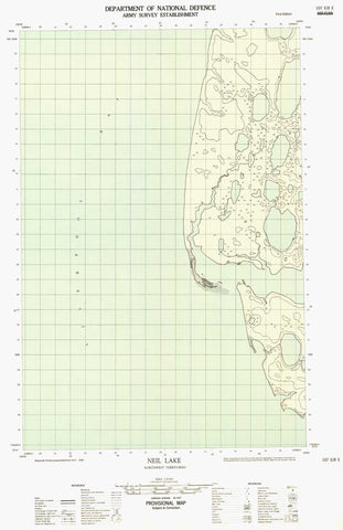 107E08E Neil Lake Canadian topographic map, 1:50,000 scale