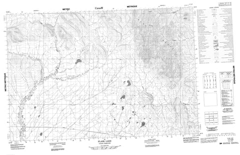 117A06 Flask Lake Canadian topographic map, 1:50,000 scale