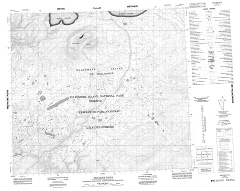 120F02 Boulder Hills Canadian topographic map, 1:50,000 scale