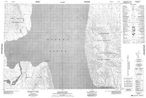 340B04 Skraeling Point Canadian topographic map, 1:50,000 scale