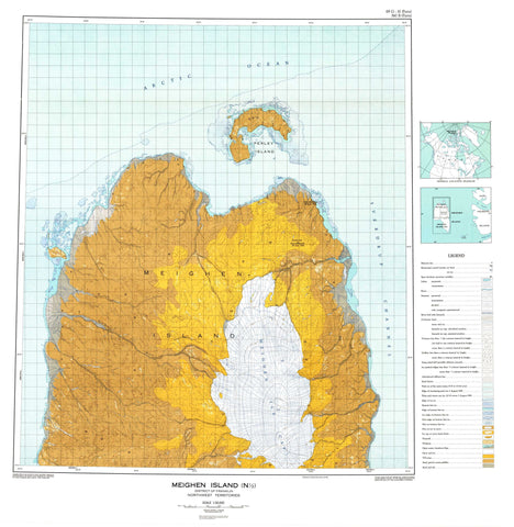560B02 Meighen Island N Canadian topographic map, 1:50,000 scale