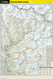 Everest Base Camp, Nepal, Adventure Map 3001 by National Geographic Maps - Back of map