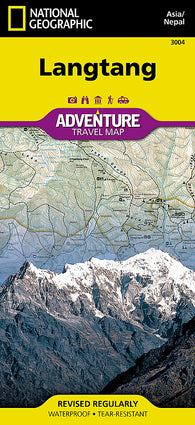 Buy map Langtang, Nepal Adventure Map 3004 by National Geographic Maps