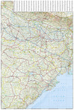 India, Northeast Adventure Map 3012 by National Geographic Maps - Back of map