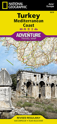 Buy map Turkey & Mediterranean Coast Adventure Map 3019 by National Geographic Maps