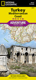 Buy map Turkey & Mediterranean Coast Adventure Map 3019 by National Geographic Maps