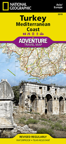 Buy map Turkey & Mediterranean Coast Adventure Map 3019 by National Geographic Maps