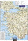 Turkey & Mediterranean Coast Adventure Map 3019 by National Geographic Maps - Back of map