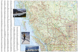 Canada, West Adventure Map 3113 by National Geographic Maps - Back of map
