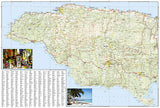 Jamaica Adventure Map 3116 by National Geographic Maps - Back of map
