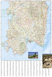 Sardinia, Italy Adventure Map 3309 by National Geographic Maps - Back of map