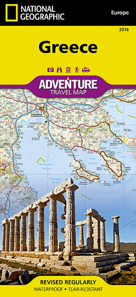 Buy map Greece Adventure Map 3316 by National Geographic Maps