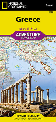 Buy map Greece Adventure Map 3316 by National Geographic Maps