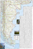 Argentina Adventure Map 3400 by National Geographic Maps - Back of map