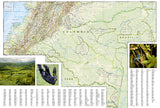 Colombia Adventure Map 3405 by National Geographic Maps - Back of map