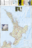 New Zealand Adventure Map 3500 by National Geographic Maps - Front of map