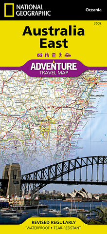 Buy map Australia, East Adventure Map 3502 by National Geographic Maps