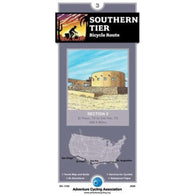 Buy map Southern Tier Bicycle Route Section 3