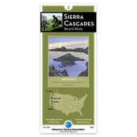 Buy map Sierra Cascades Bicycle Route #3