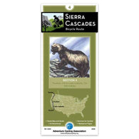 Buy map Sierra Cascades Bicycle Route #4
