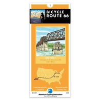 Buy map Route 66 Cycling Map #1