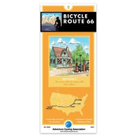 Buy map Route 66 Cycling Map #2