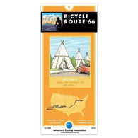 Buy map Route 66 Cycling Map #5