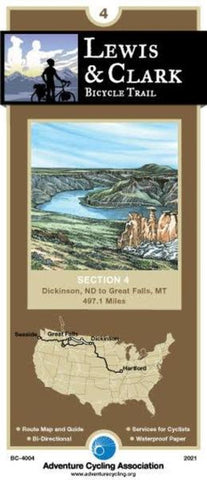 Buy map Lewis & Clark Bicycle Trail #4