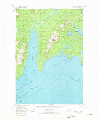 Afognak A-2 Alaska Historical topographic map, 1:63360 scale, 15 X 15 Minute, Year 1952