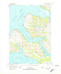 Afognak A-4 Alaska Historical topographic map, 1:63360 scale, 15 X 15 Minute, Year 1952
