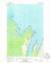 Afognak B-1 Alaska Historical topographic map, 1:63360 scale, 15 X 15 Minute, Year 1952