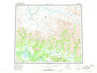 Ambler River Alaska Historical topographic map, 1:250000 scale, 1 X 3 Degree, Year 1956