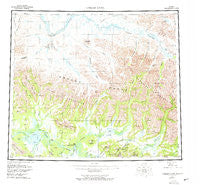 Ambler River Alaska Historical topographic map, 1:250000 scale, 1 X 3 Degree, Year 1956