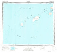 Amukta Alaska Historical topographic map, 1:250000 scale, 1 X 2 Degree, Year 1951