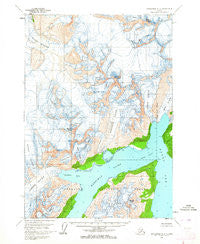 Anchorage A-4 Alaska Historical topographic map, 1:63360 scale, 15 X 15 Minute, Year 1960