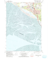 Anchorage A-8 SW Alaska Historical topographic map, 1:25000 scale, 7.5 X 7.5 Minute, Year 1993