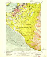 Anchorage A-8 Alaska Historical topographic map, 1:63360 scale, 15 X 15 Minute, Year 1953